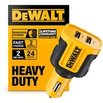 24-WATT 2-PORT Mobile Usb Charger Dewalt Car Original Fast Device Any. Fixed Price $26.81.