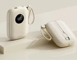 Power Bank Fast Charging External Battery Pack Digital Led - Beige. Fixed Price $24.99.