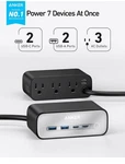 Anker Nano Charging Station 100W Max, 7-IN-1 Usb Power Strip For Iphone & More. Fixed Price $39.97.