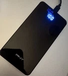 Pny 5000MAH Portable Power Bank External Battery Charger Dual Usb Led Tested. Fixed Price $16.99.