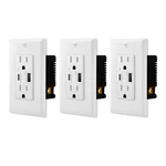 3PACKS Type Dual Usb Port Wall Socket Charger Power Receptacle Outlet Plate. Fixed Price $54.14.