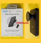 Anker Maggo 5000 Mah Portable Magnetic Battery Charger With Grip - Black. Fixed Price $18.00.
