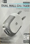 Case Logic 2.4A Dual-usb Wall Charging Block (soft Gray) Free Shipping. Fixed Price $13.00.
