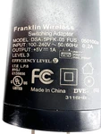 Franklin Wireless Switching Adapter Model DSA-5PFK-05 Fus 5V Dc 1A Tested. Fixed Price $12.00.