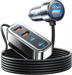Ainope 108W Usb Car Charger With 6 Fast Charging Ports, Road Trip Black. Fixed Price $39.51.