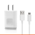 New Oem Original Lg Premium Microusb Wall Charger W/ Data Cable For G2 G3 Flex. Fixed Price $6.64.