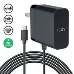 Iluv IAD545CULBK 45W Fast Wall Charger With 6FT Usb-c Cable, New. Fixed Price $36.99.