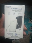 TG90 Portable Phone Charger Ultra Mini Power Bank With Built-in Blue #0806B. Fixed Price $40.00.