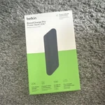 Belkin Boostcharge Pro 20K 15W Power Bank Blue Usb-c/usb-a 3-PORT Led. Fixed Price $25.00.