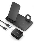 Anker Wireless Charging Station, Powerwave 3-IN-1 Qi-certified, B2579 Black. Fixed Price $29.66.