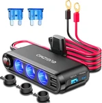 12V Cigarette Lighter Socket Splitter, 200W 3 Multi Port Car Black. Fixed Price $37.69.
