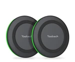 Yootech 2 Pack Wireless CHARGER10W Max Fast Charging Pad Compatible .... Fixed Price $32.72.