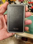 Tumi 4000 Mah Leather Power Bank. Fixed Price $12.99.