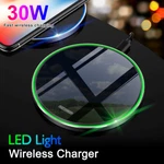 Us 30W Fast Wireless Charging Mat Pad For Apple Iphone Air 17 16 15 Samsung S25+. Fixed Price $11.90.