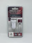 Dual Usb Port Car Charger With 6 Ft Micro Cable. Fixed Price $9.50.