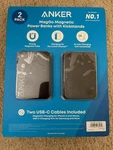 2 Pack Anker Maggo Magnetic Power Bank Iphone Wireless Battery Kickstand 5000MAH. Fixed Price $25.00.
