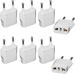 8 Pack European Travel Type Wall Plug, Universal Adapters. Fixed Price $9.00.