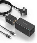 Baseus Usb Charger 100W, 4-PORT GAN6 Foldable Wall. Fixed Price $45.00.