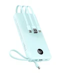 Veektomx Portable Charger Built-in Cables, Power Bank 20000MAH, Blue. Fixed Price $58.61.