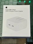 Genuine Apple 35W Dual Usb-c Port Compact Power Adapter MNWM3AM/A A2571. Fixed Price $27.95.