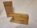 Bamboo Wood Charging Dock Stand Holder For Iphone Iwatch Apple 42MM 38MM. Fixed Price $5.95.