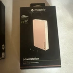 Mophie Powerstation Quick Charge External Battery +24HRS 6,000MAH - Gold. Fixed Price $16.00.