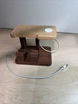 Apple Watch Iphone Charging Station- Birdseye Maple Cherry Wood Handmade. Fixed Price $29.00.