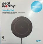 Dealworthy 10W Qi Charging Pad Wireless Charger, Magnetic Mount-black. Fixed Price $9.99.