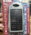 Nod Portable Power Bank Solar Recharger 5000MAH Li-polymer Micro-usb. Fixed Price $7.00.