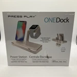 New Press Play Dock Wireless Power Station For Iphone, Ipod, Ipad And Watch. Fixed Price $19.99.