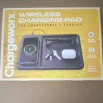 Chargeworx Wireless Charging Pad Black Organizer For Apple/android. Fixed Price $42.25.