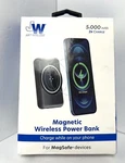 Just Wireless 5000MAH Magnetic Power Bank For Magsafe Devices Black. Fixed Price $9.99.