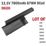 Lot D620 Battery For Dell Latitude D630 D631 D640 310-9081 451-10298 7800MAH. Fixed Price $523.00.