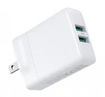 Aukey Wall Charger Ultra Compact Dual Port 4.8A Output Fast Charging Foldable. Fixed Price $12.50.