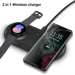 2IN1 Wireless Charger Station Charging Pad For Samsung Galaxy S26 Z FLIP7 NOTE20. Fixed Price $10.99.