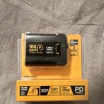 Dewalt 100W Gan Usb-c Pd Wall Charger, 2-PORT Fast Folding Prongs. Fixed Price $60.00.