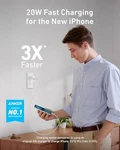Anker Usb Charger Block 20W, 511 ( Nano ) Comapct Fast Chager - White. Fixed Price $20.43.