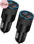 60W Usb Car Charger, 2 Pack Cigarette Lighter Adapter Fast Charging Dua. Fixed Price $25.41.