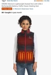 Ororo Women's Lightweight Heated Vest With Usb-c Rechargeable Battery Size. Fixed Price $79.99.