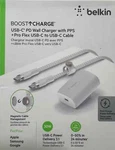 Belkin Boost Pd Wall Charger With Pps + Pro Flex Usb-ctoc Cable 30W. Fixed Price $47.99.