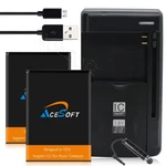 Displaceable 2X 950MA Battery Charger Cable F Alcatel One Touch Sparq Ii OT-875T. Fixed Price $49.96.