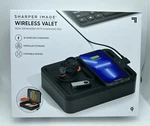 Sharper Image Wireless Valet Desk Organizer With Charging Pad Qi Travel. Fixed Price $39.00.