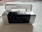 Capello CA-100 Alarm Clock Cellphone Usb Charging Stand. Fits Most Phones. Fixed Price $11.40.