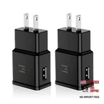 Adaptive Fast Charging Block Usb Wall Charger Adapter 2 Pack - No Cable Black. Fixed Price $19.11.