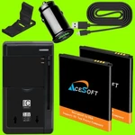 High Grade 2X 2250MAH Li Ion Battery Car Charger Cable F Coolpad Legacy Go 3310L. Fixed Price $52.52.
