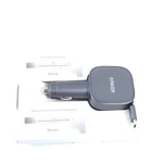 Anker Usb-c Car Charger 75W Adapter Built-in Retractable Cable For Iphone 16/MAC. Fixed Price $30.00.