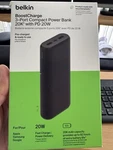Belkin 20K Mah Boost Charge Pro 3 Port Usb-a + Usb-c Power Bank Black. Fixed Price $19.99.
