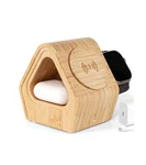 Bamboo Wireless Charging Station For Apple: 3-IN-1 Charger Stand Wi... Fast Ship. Fixed Price $75.81.