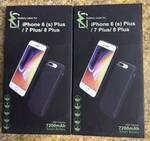 Lot Of 2 Iphone 8 Plus, 6S Battery Case 7000MAH + Screen Protector. Fixed Price $21.99.