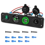 Nilight Charger Socket Panel 4 In 1 On/off Dual Usb Power Outlet Led. Fixed Price $19.99.